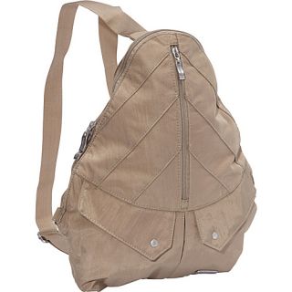 Traverse Backpack Khaki/Caspian Blue   baggallini Fabric Handbags
