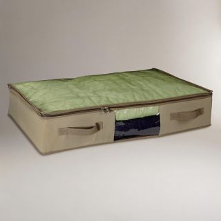 Under Bed Cedar & Canvas Storage Bags, Set of 2   World Market