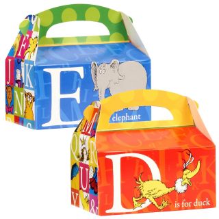 Dr. Seuss ABC   Empty Favor Boxes
