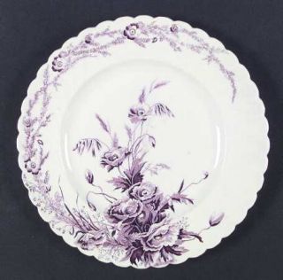Arthur J Wilkinson Harvest Lavender Dinner Plate, Fine China Dinnerware   Claric