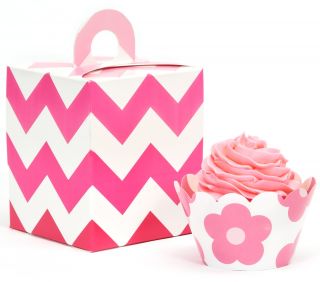 Pink Cupcake Wrapper Combo Kit