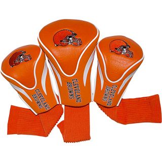 Cleveland Browns 3 Pack Contour Headcover Team Color   Team Golf Golf