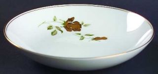 Noritake Prima Donna Coupe Soup Bowl, Fine China Dinnerware   Gold/Brown Roses,G