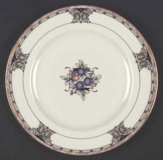 Lenox China Tuscan Orchard Salad Plate, Fine China Dinnerware   Purple&Yellow Fr
