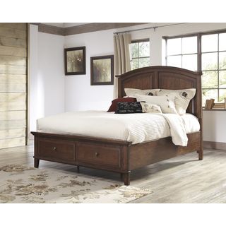 Signature Design By Ashley Burkesville Queen Burnished Brown Bed
