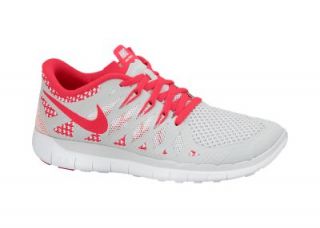 Nike Free 5.0 (3.5y 7y) Girls Running Shoes   Pure Platinum