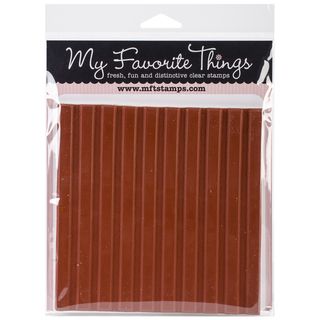 My Favorite Things Background Cling Rubber Stamp 6x6 striped
