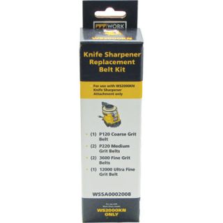 Work Sharp Knife Sharpener Replacement Belt Kit, Model# WSSA0002008