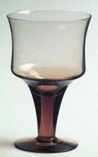 Orrefors Festival Amber Water Goblet   2338,Amber,Undecorated,V Shape Stem