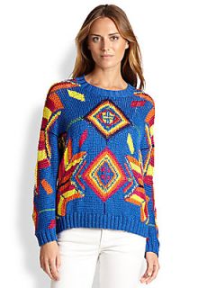 Ralph Lauren Blue Label Marcela Beacon Sweater   Bright