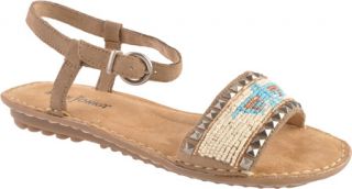 Womens Minnetonka Tahoe   Taupe Suede Casual Shoes