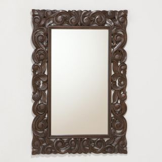 Tegan Carved Mirror   World Market