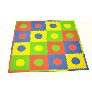 Tadpoles Circle Playmat Set (EVA foamColor options Multi/primaryPattern CirclesIncludes 16 foam frame pieces, 16 shaped center pieces, and 16 border pieces Covers 16 square feet Easy care and cleaning Use multiple sets to cover larger areas)