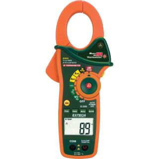 Extech Instruments 1000 Amp Clamp Meter with IR Thermometer   True RMS, Model