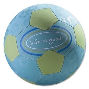 Life is Good Aqua Soccer Ball