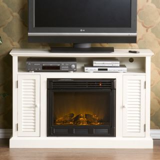 Wildon Home ® Fox 48 TV Stand with Electric Fireplace CSN039E Finish Antiqu