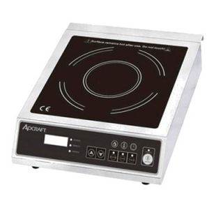Adcraft Countertop Induction Cooker w/ Glass Top & Electronic Controls, Stainless