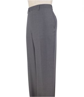Signature Year Round Plain Front Patterned Trousers Extended Sizes. JoS. A. Bank
