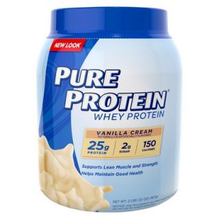 Pure Protein Vanilla Cream Whey Protein Powder 2 lbs