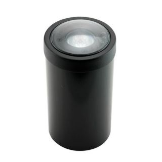 Focus Lighting SL03BLT 12V 20W Aluminum Lamp Holder Well Light with Glass Lens Black Texture