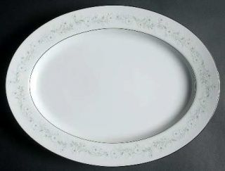 Noritake Essex 13 Oval Serving Platter, Fine China Dinnerware   Contemporary,Gr