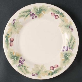 Pfaltzgraff Jamberry Dinner Plate, Fine China Dinnerware   Green/Tan Leaves, Che