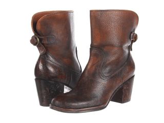 Frye Lucinda Short Womens Pull on Boots (Brown)