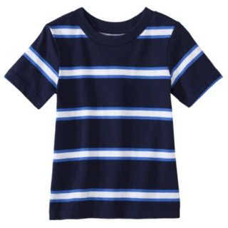 Circo Infant Toddler Boys Short Sleeve Stripe Tee   Navy 5T