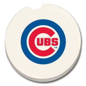 Chicago Cubs 2 Pack Car Coasters