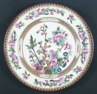 Sampson Hancock & Sons Indian Tree (Smooth,Gold) Dinner Plate, Fine China Dinner