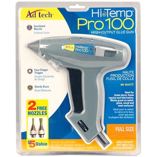 Pro 100 High Temp Full Size Glue Gun W/nozzle Pack