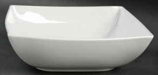 Vista Alegre Carre 8 Square Bowl, Fine China Dinnerware   White, Multisided, Co