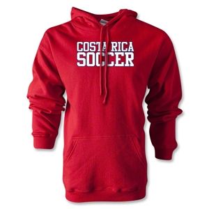 hidden Costa Rica Soccer Supporter Hoody (Red)