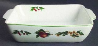 Citation Cades Cove Collection, The Square Baker, Fine China Dinnerware   Apples