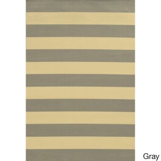 Indoor/ Outdoor Stripe Polypropylene Rug (25 X 45)