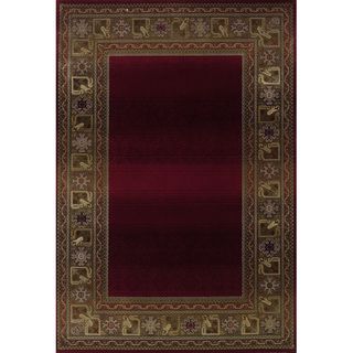 Generations Red/ Green Rug (2 X 3)