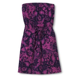 Mossimo Supply Co. Juniors Strapless Dress   Purple L(11 13)