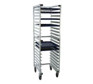 New Age Mobile Full Height Pan Rack w/ Open Sides & (20)18x26 in Pan Capacity, Aluminum