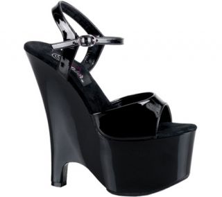 Womens Pleaser Beau 609   Black/Black Dress Shoes