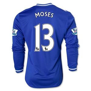 adidas Chelsea 13/14 MOSES LS Home Soccer Jersey