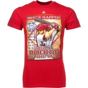 Washington Nationals Bryce Harper Majestic MLB Rookie Of The Year 2012 T Shirt