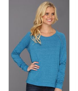 Alternative Apparel Locker Room Pullover Womens Long Sleeve Pullover (Blue)