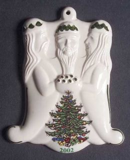 Cuthbertson Christmas Tree (Narrow Green Band,Cream) 2002 Annual Ornament, Fine