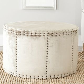 Sherri Antique Sage Ottoman (Antique sageMaterials Plywood and cotton/ viscose fabricSeat dimensions 33.9 inches width and 33.9 inches depthSeat height 20.1 inchesDimensions 20.1 inches high x 33.9 inches wide x 33.9 inches deepThis product will ship 