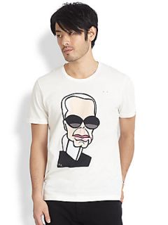 ONETSHIRT Karl Lagerfeld Tee   White