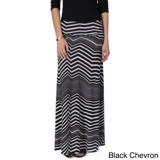 Hailey Jeans Co. Juniors Printed Fold over Maxi Skirt