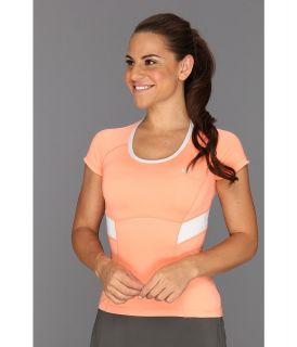 Nike Power S/S Top Womens Short Sleeve Pullover (Orange)
