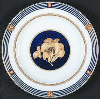Bernardaud Kent Blue Salad Plate, Fine China Dinnerware   Phoebe, Solid Blue Ban