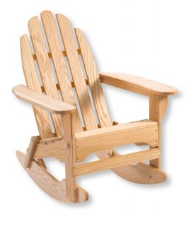 Adirondack Wooden Rocking Chair