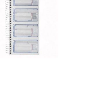 Sparco 02301 Carbonless Telephone Message Book
